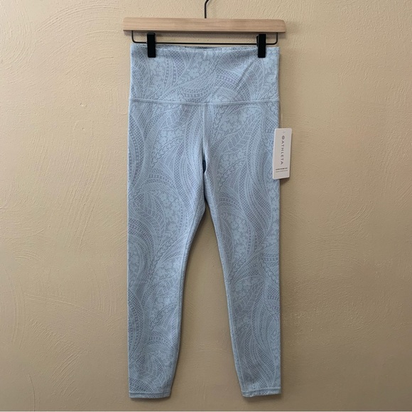 Athleta Elation Textured Tight Legging Size Small Blue NWT New - Picture 5 of 16